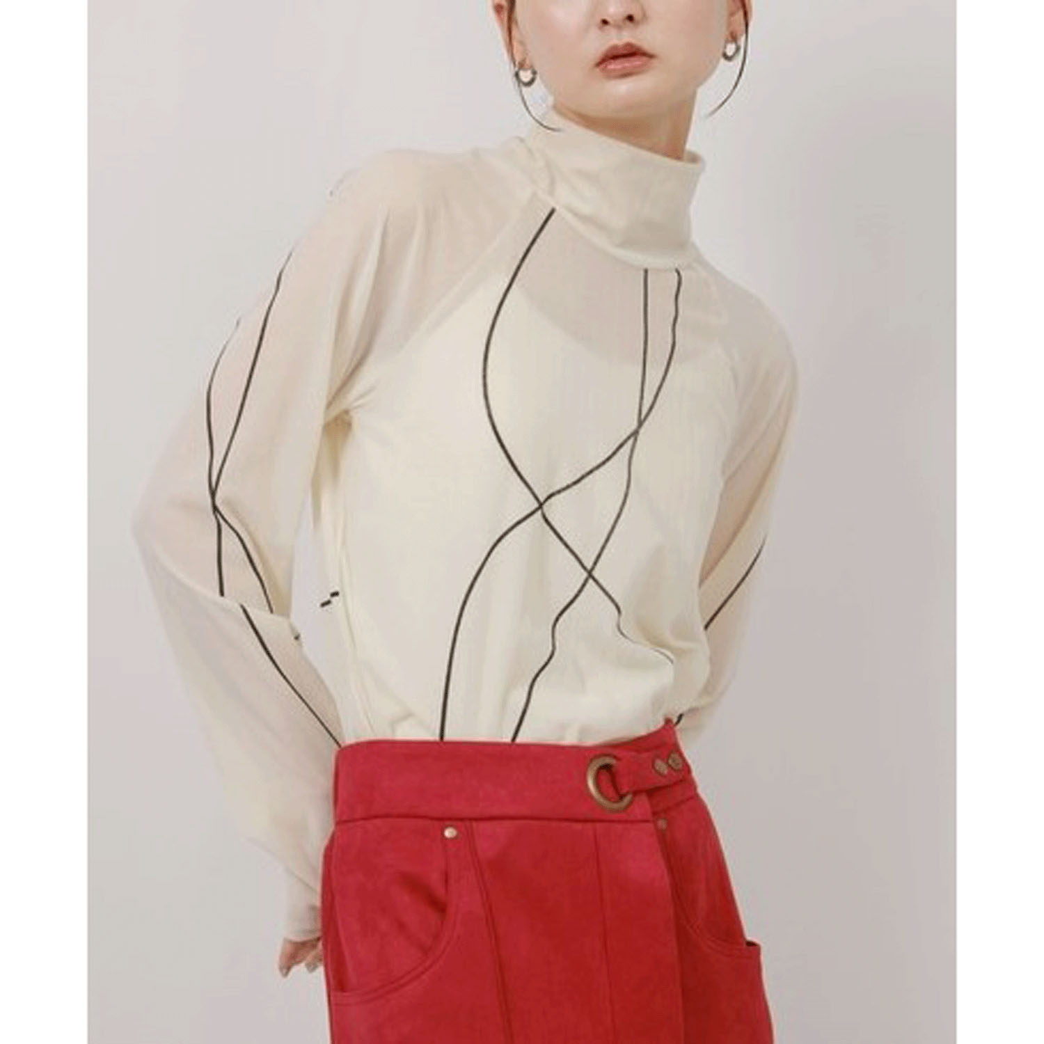 【Insta Live】Palm Riche タトゥライクフロッキートップス - 画像13