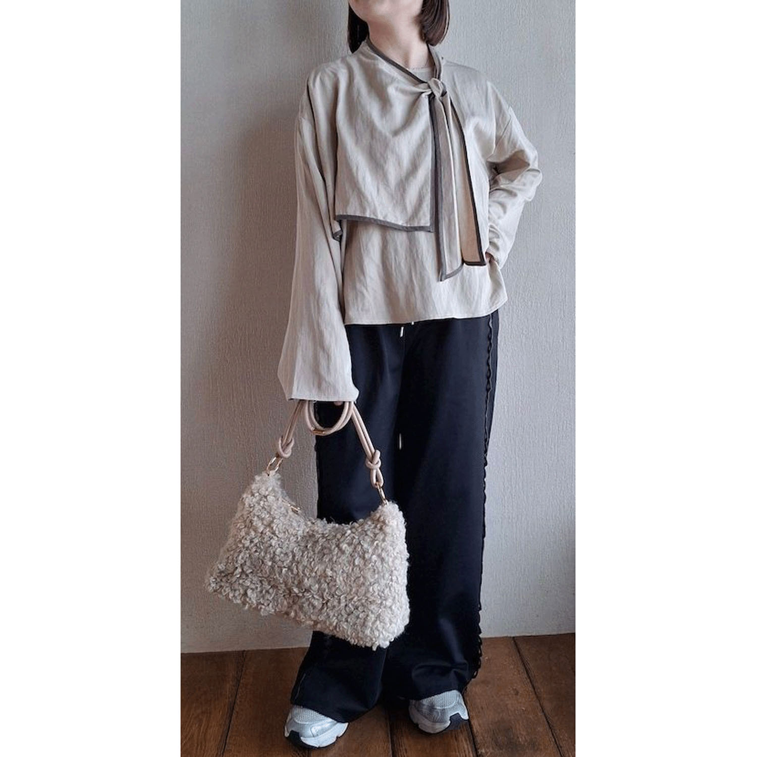 【Insta Live】ザンパ アシメボウタイカラーブラウス - 画像11