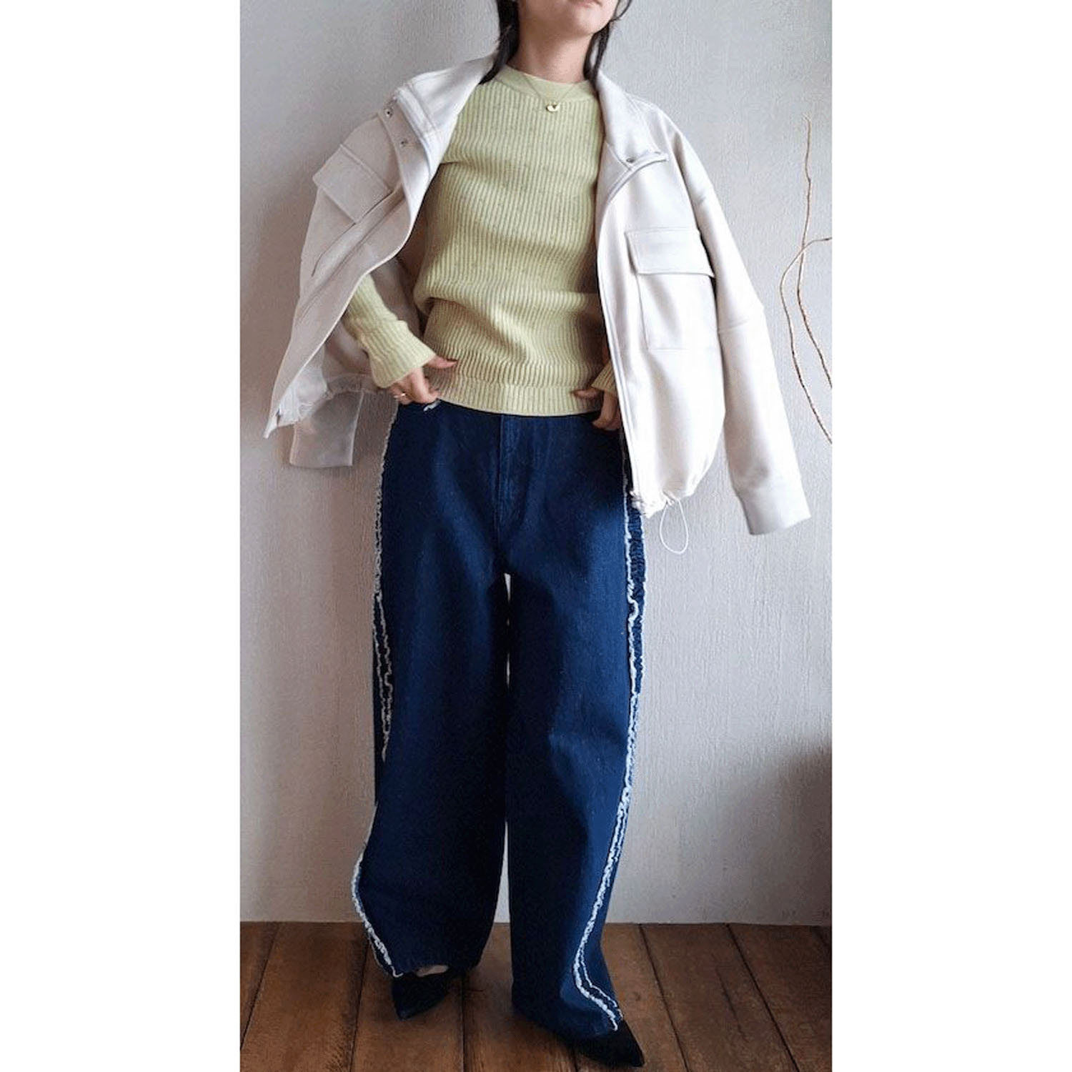 【Insta Live】ザンパ ストレッチスニットプルオーバー - 画像4