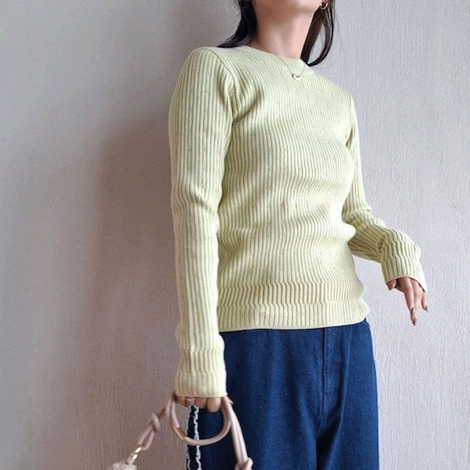 【Insta Live】ザンパ ストレッチスニットプルオーバー - 画像5