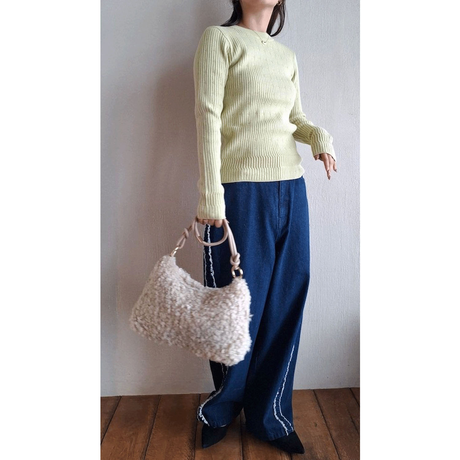 【Insta Live】ザンパ ストレッチスニットプルオーバー - 画像6