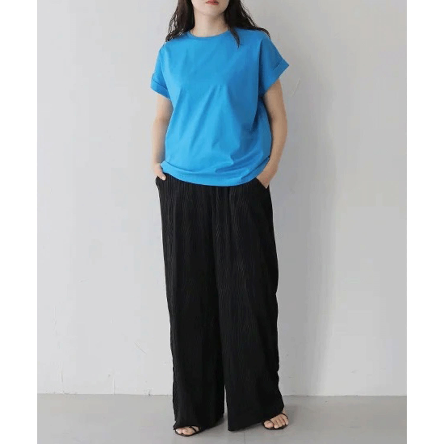 【Insta Live】Vingtrois ドライタッチコットンターンバックT - 画像14