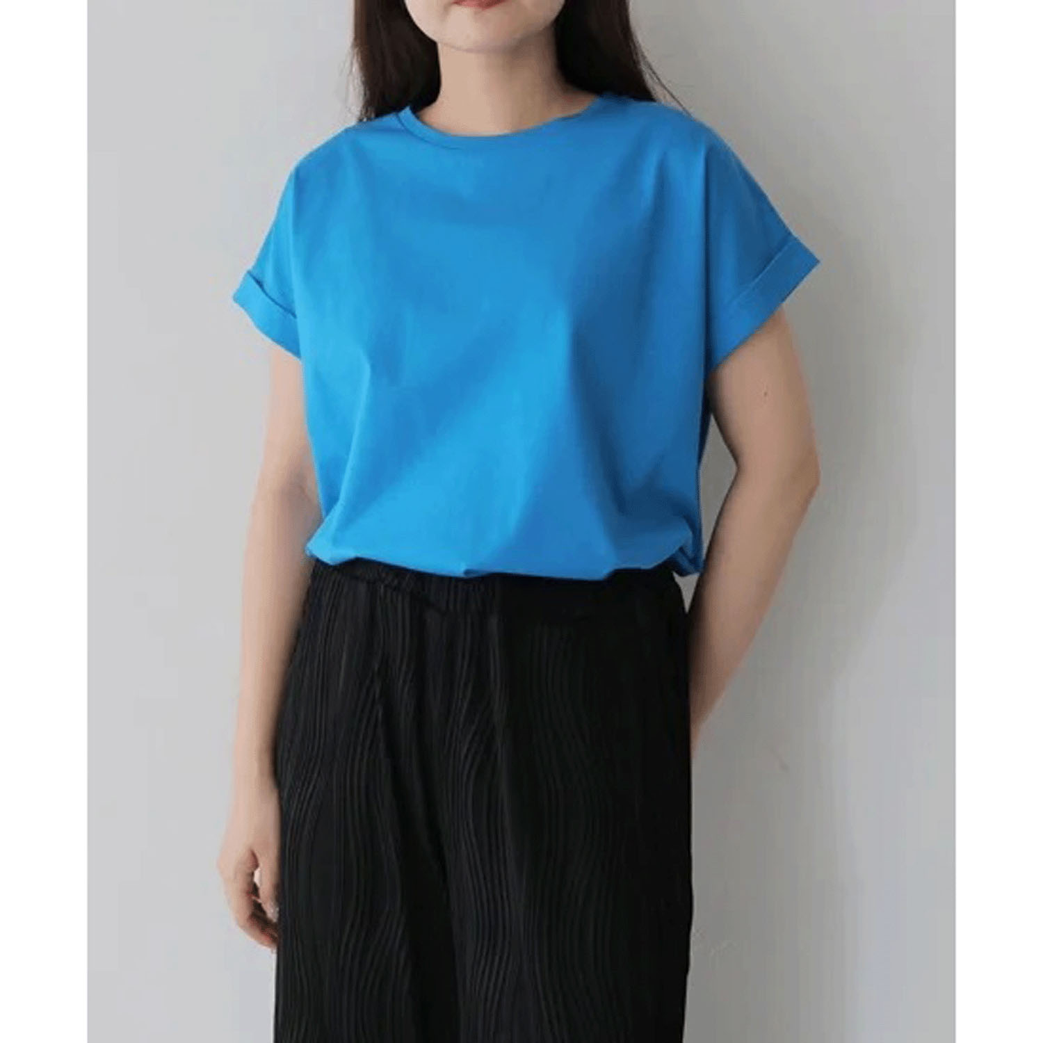 【Insta Live】Vingtrois ドライタッチコットンターンバックT - 画像16