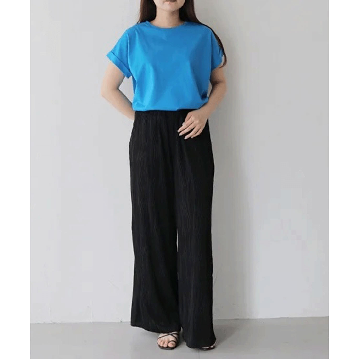 【Insta Live】Vingtrois ドライタッチコットンターンバックT - 画像17