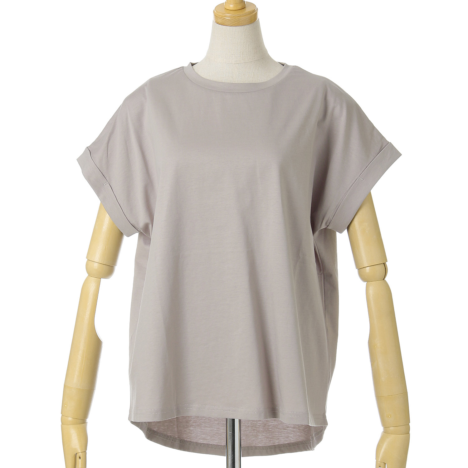 【Insta Live】Vingtrois ドライタッチコットンターンバックT - 画像5