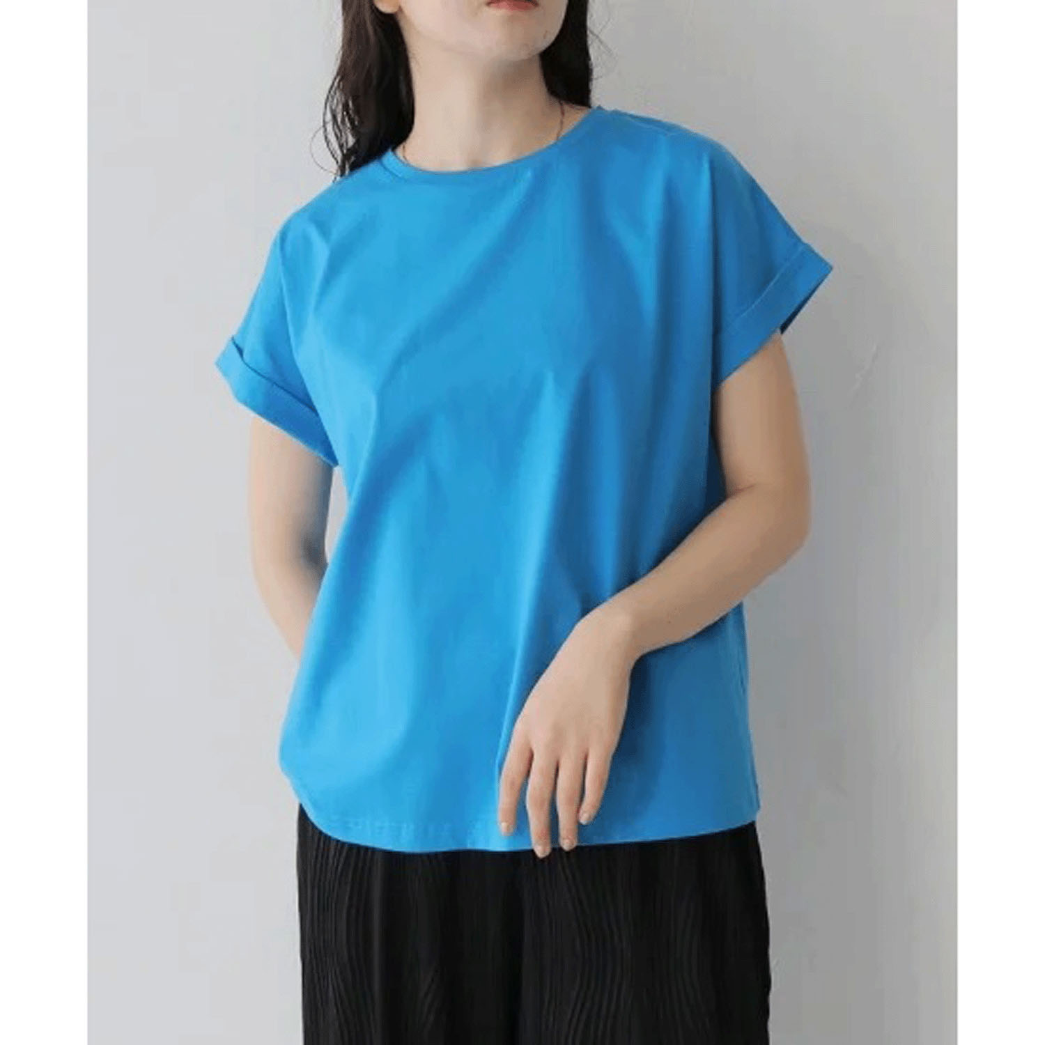 【Insta Live】Vingtrois ドライタッチコットンターンバックT - 画像9