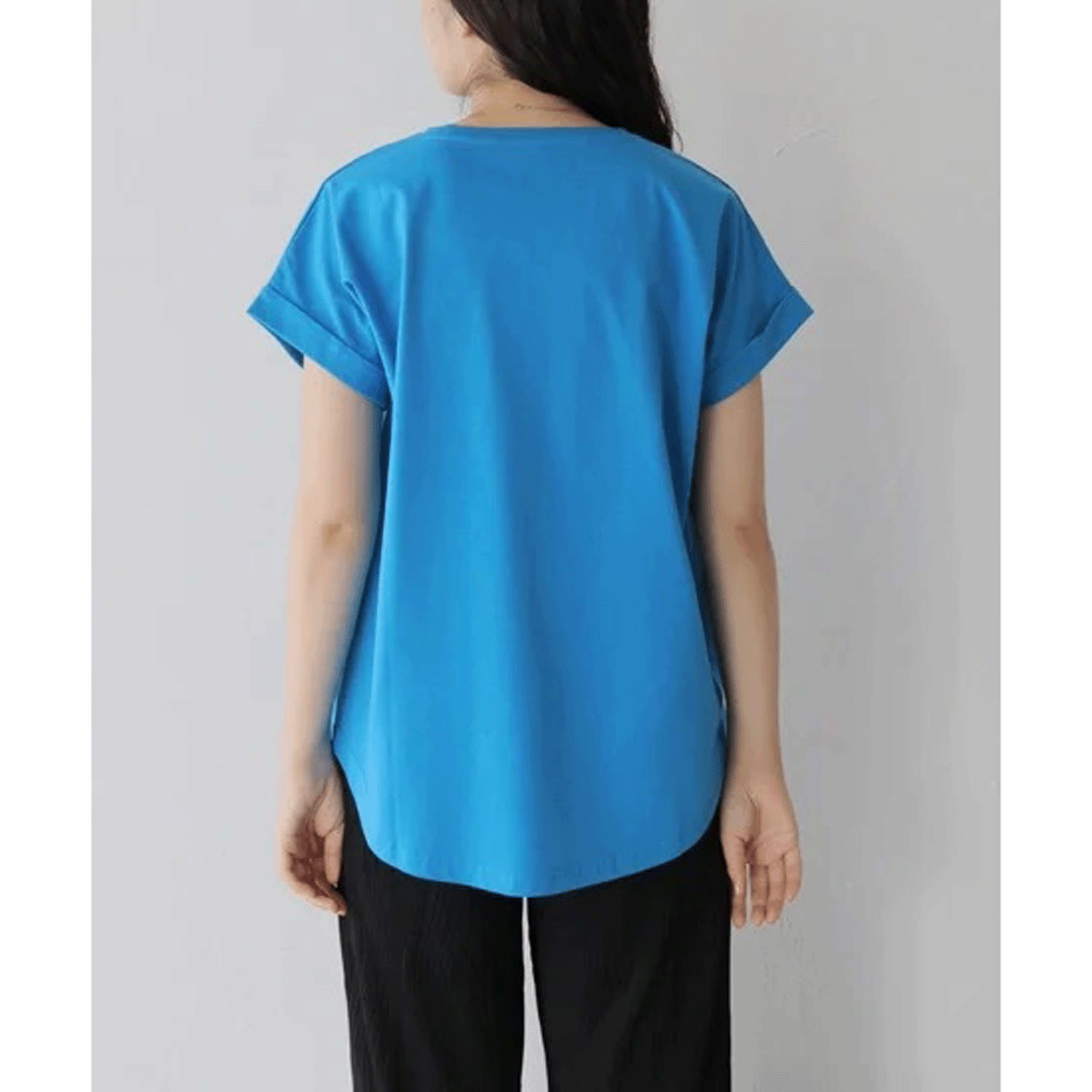 【Insta Live】Vingtrois ドライタッチコットンターンバックT - 画像10