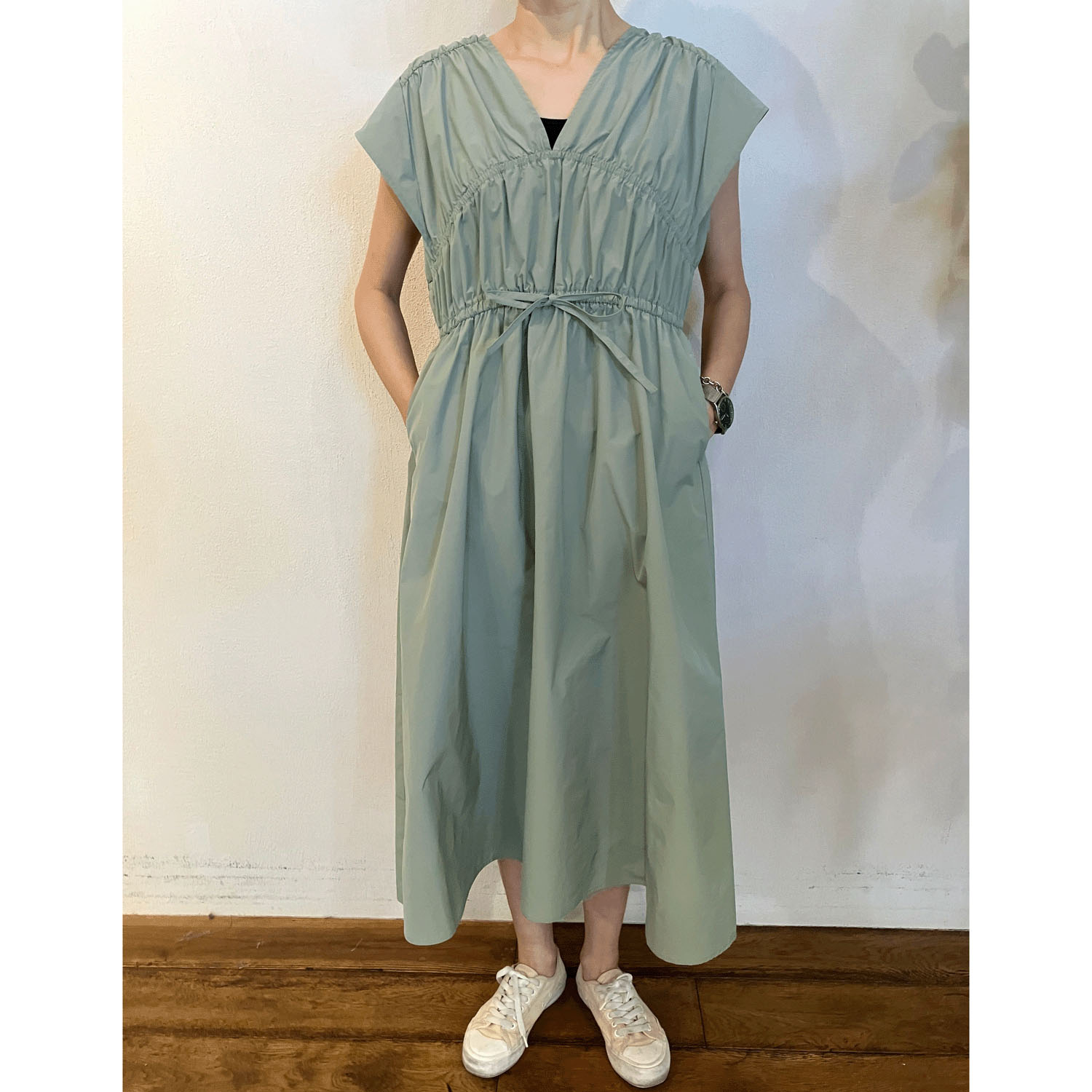 ザンパ ギャザーフレンチワンピース - 画像4