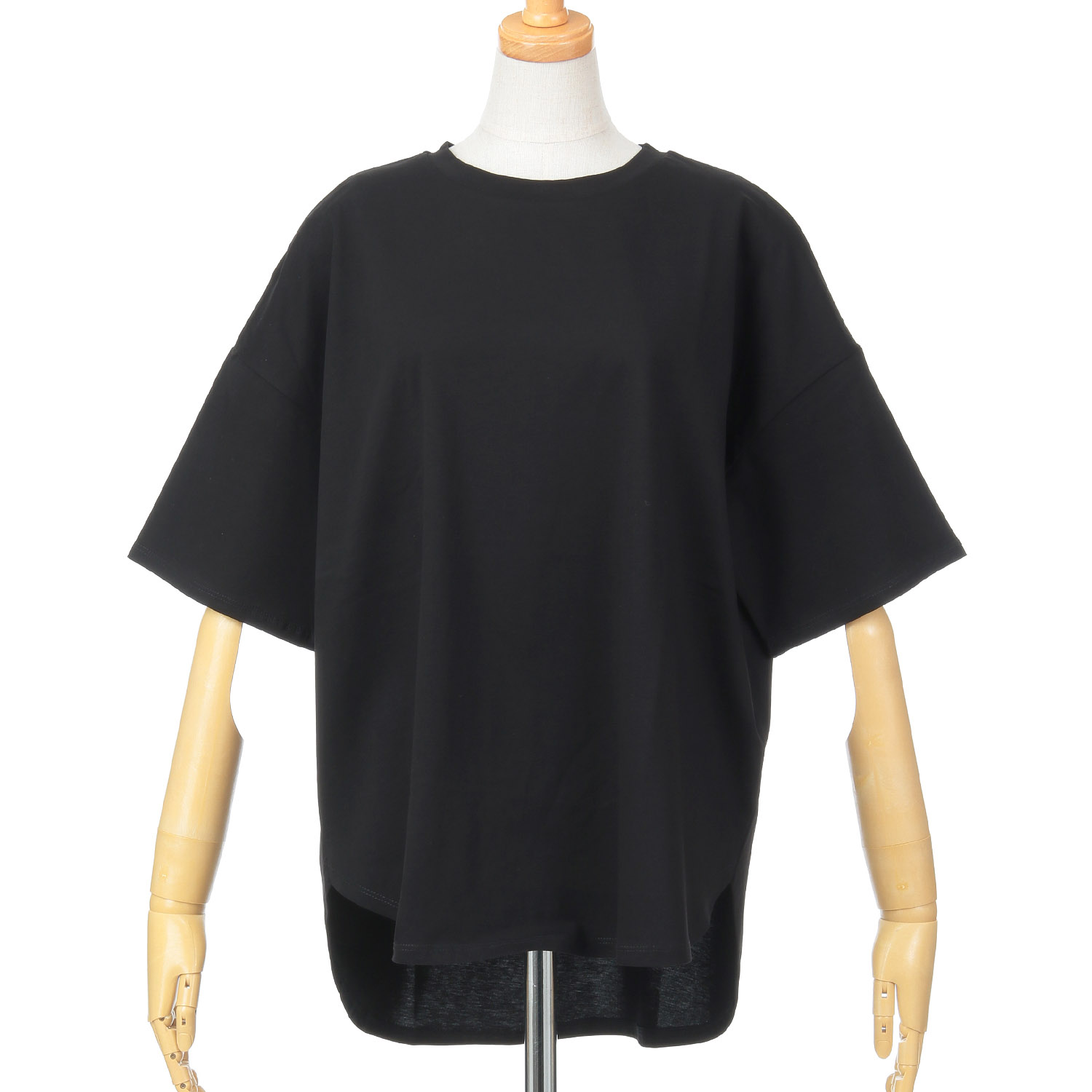 【Insta Live】Vingtrois ドライタッチコットン無地Tシャツ - 画像11