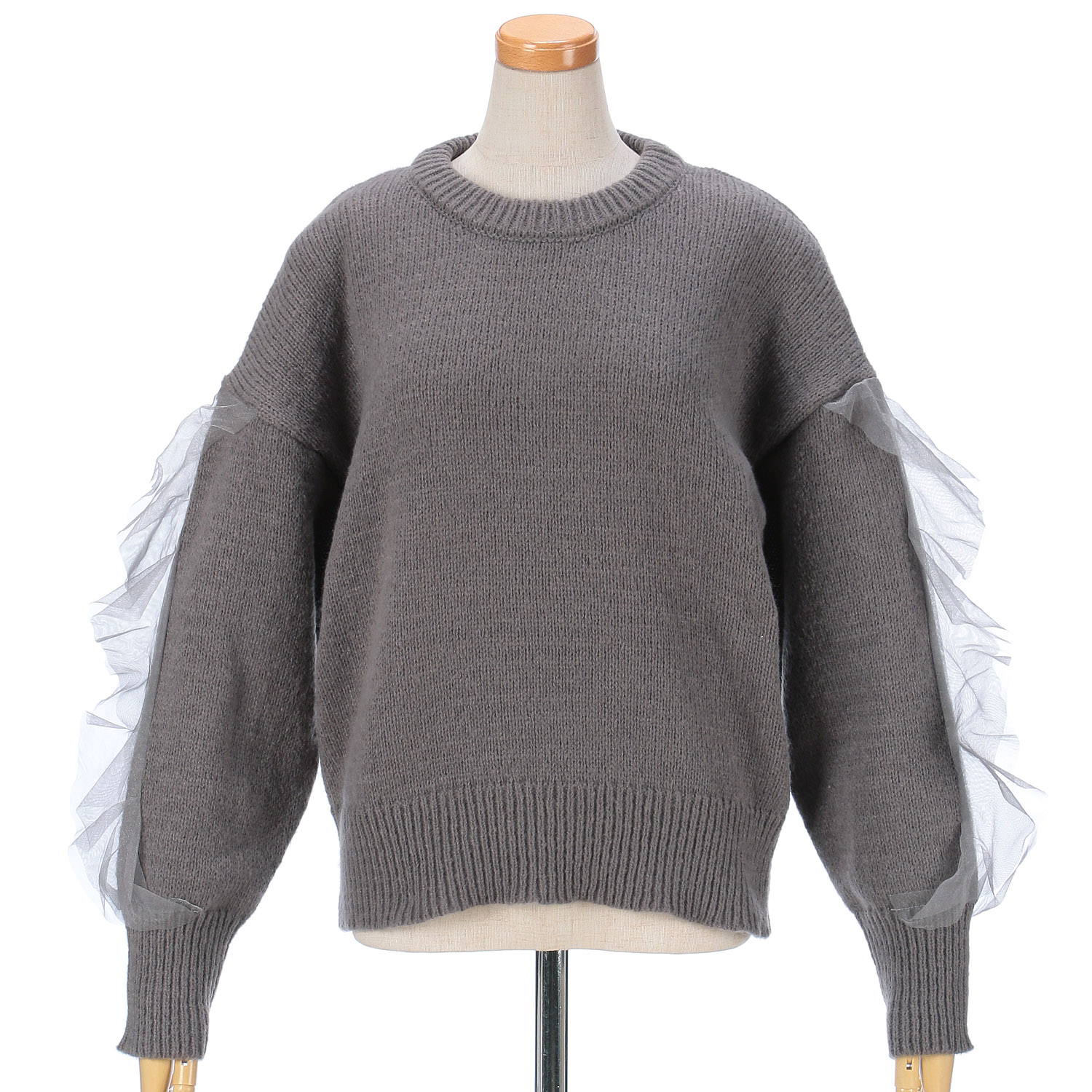 【Insta Live】Emilyan 袖チュールニット - 画像2