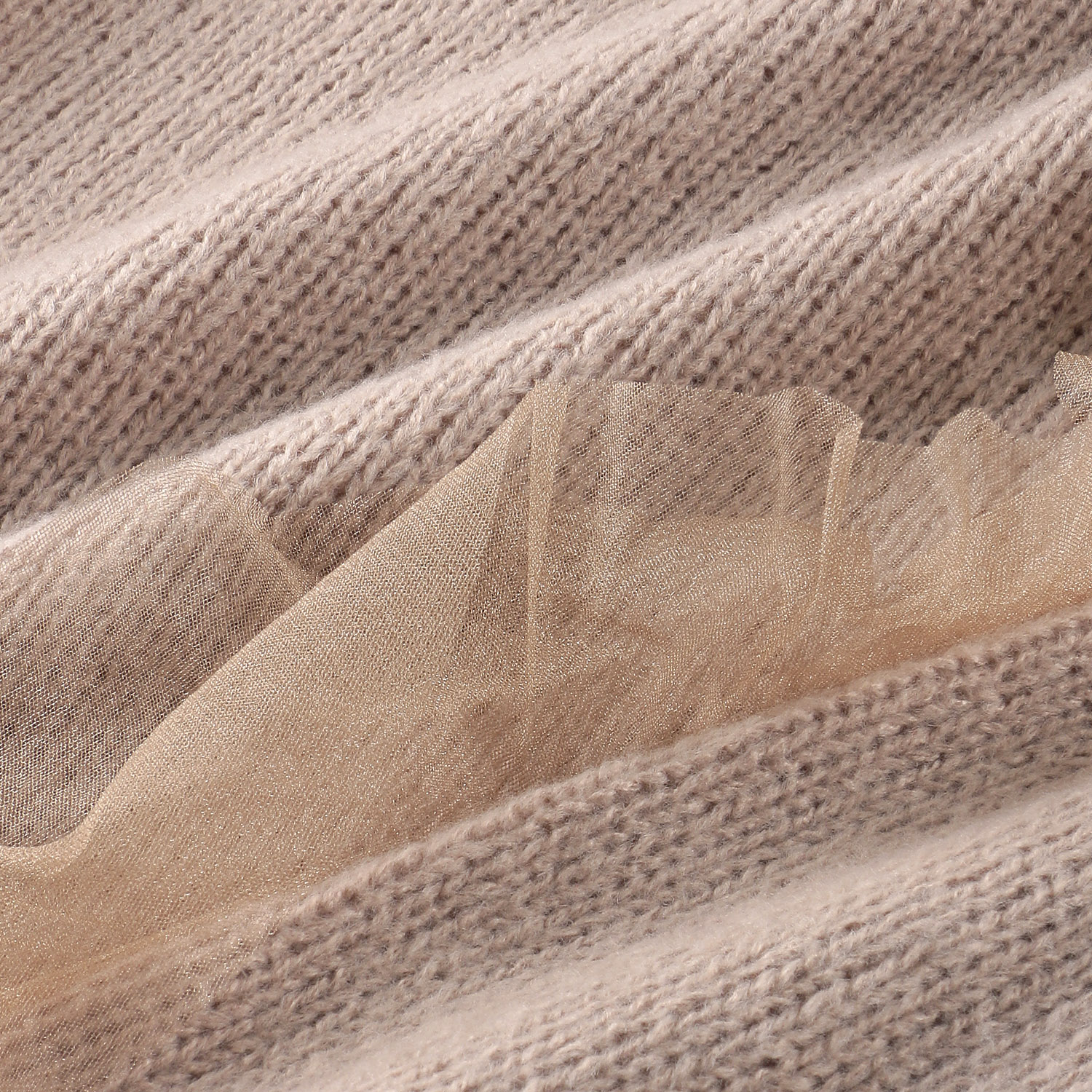 【Insta Live】Emilyan 袖チュールニット - 画像6