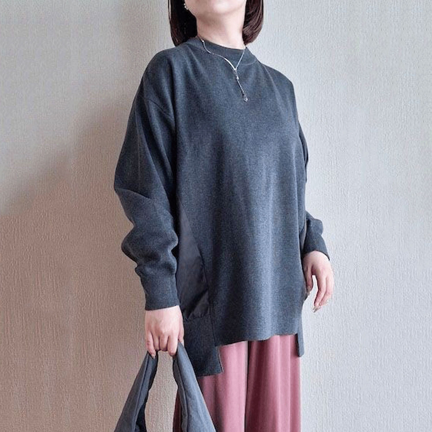 ザンパ ハイネックチュニックニット