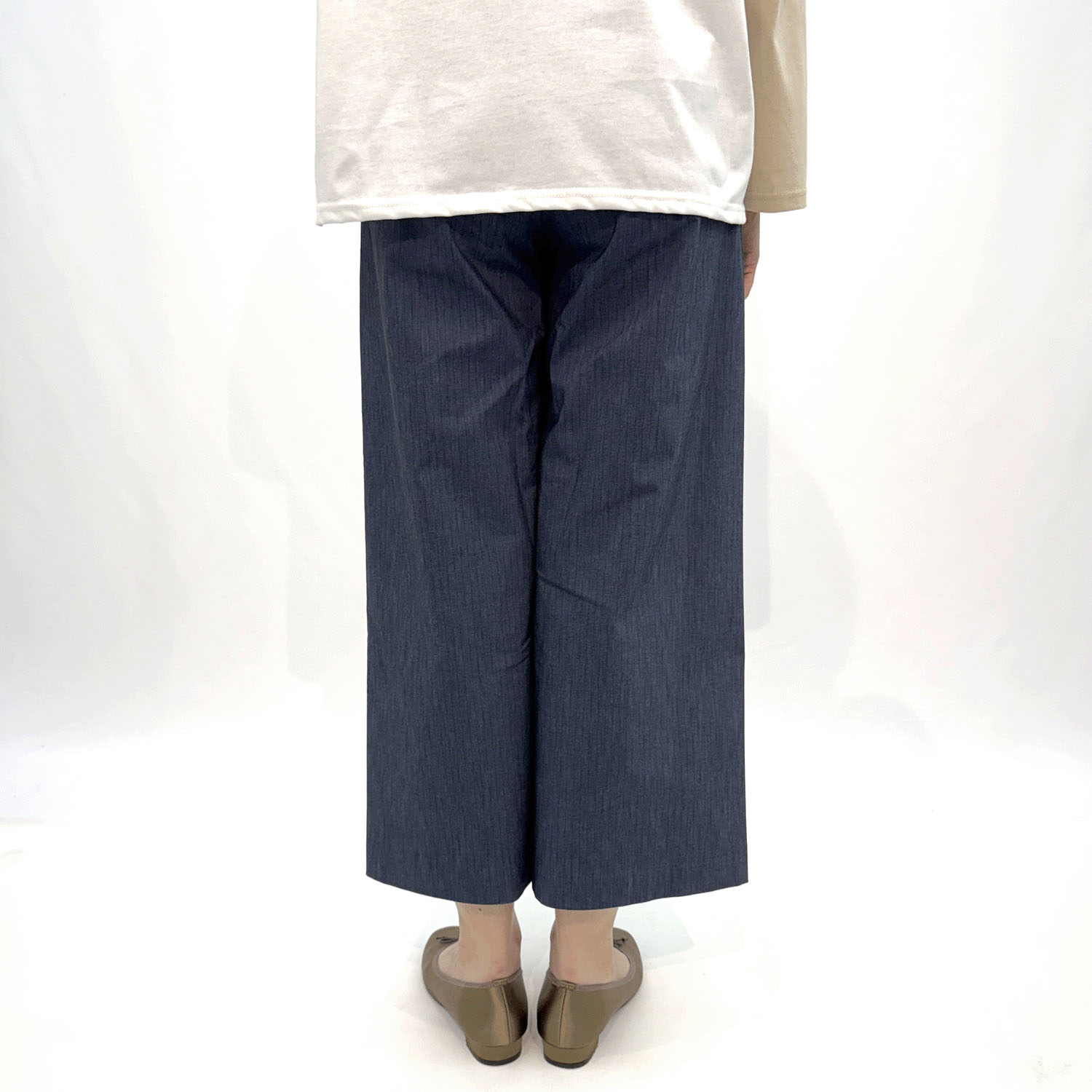 バックラッシュストライプワイドパンツ - 画像3