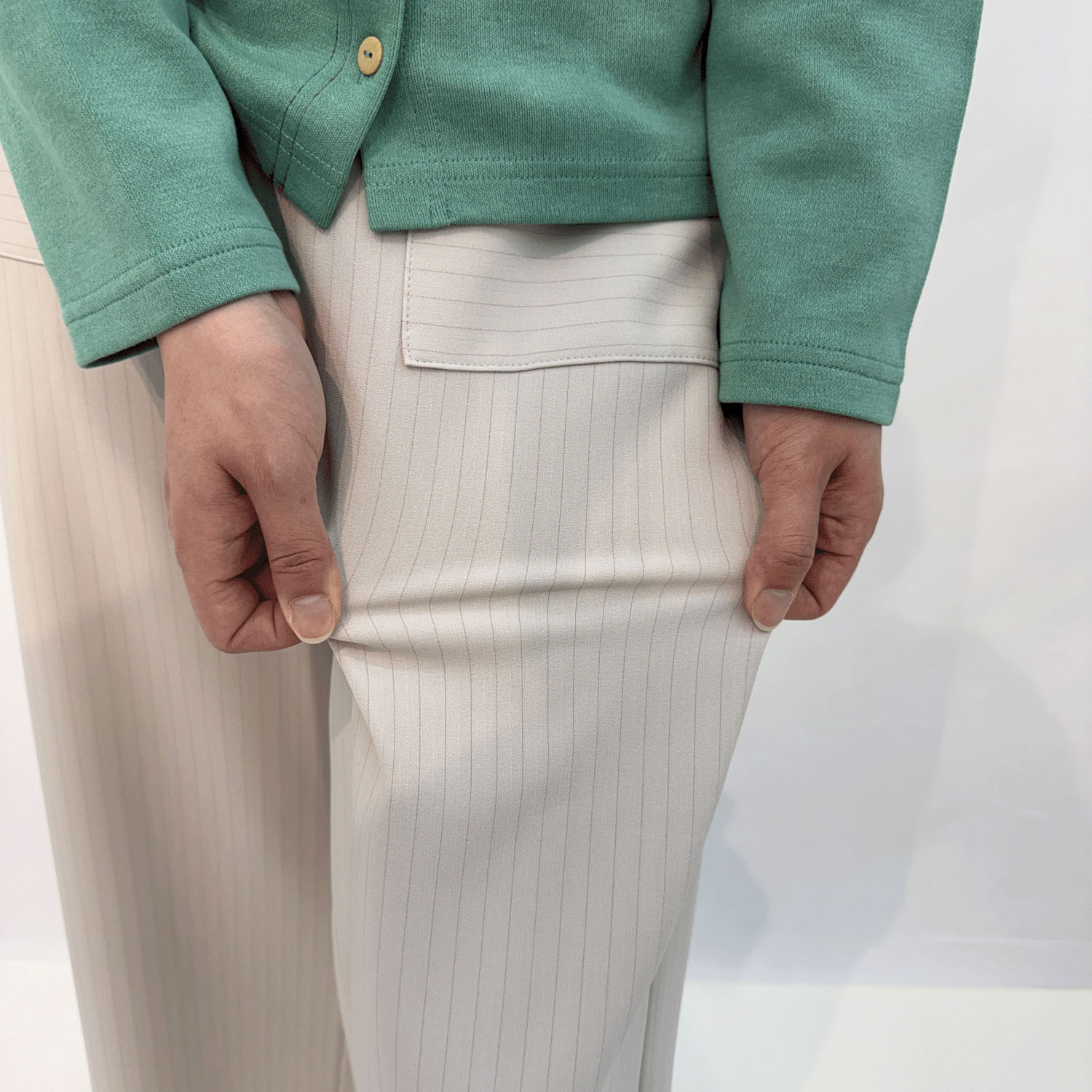 ポリベイカーワイドパンツ - 画像4