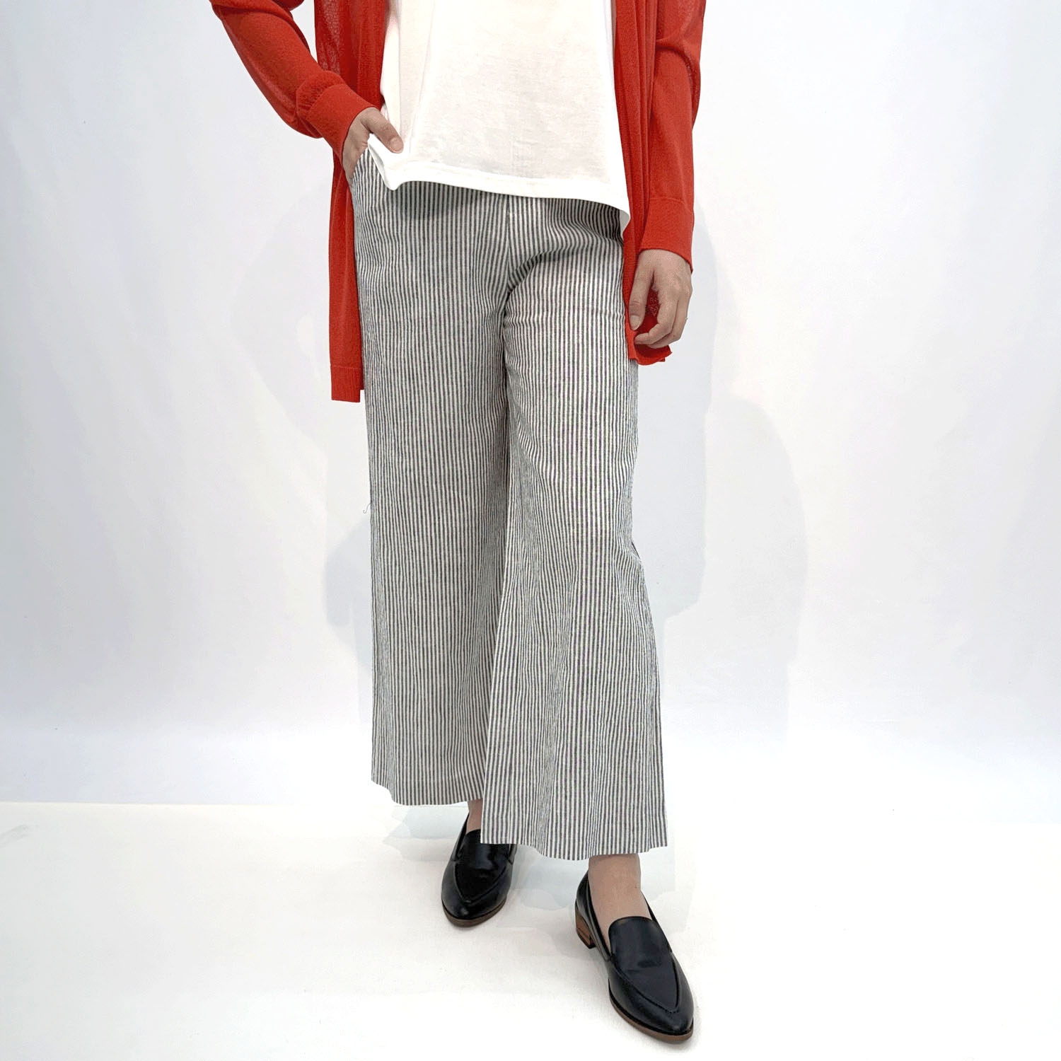 綿麻ワイドパンツ