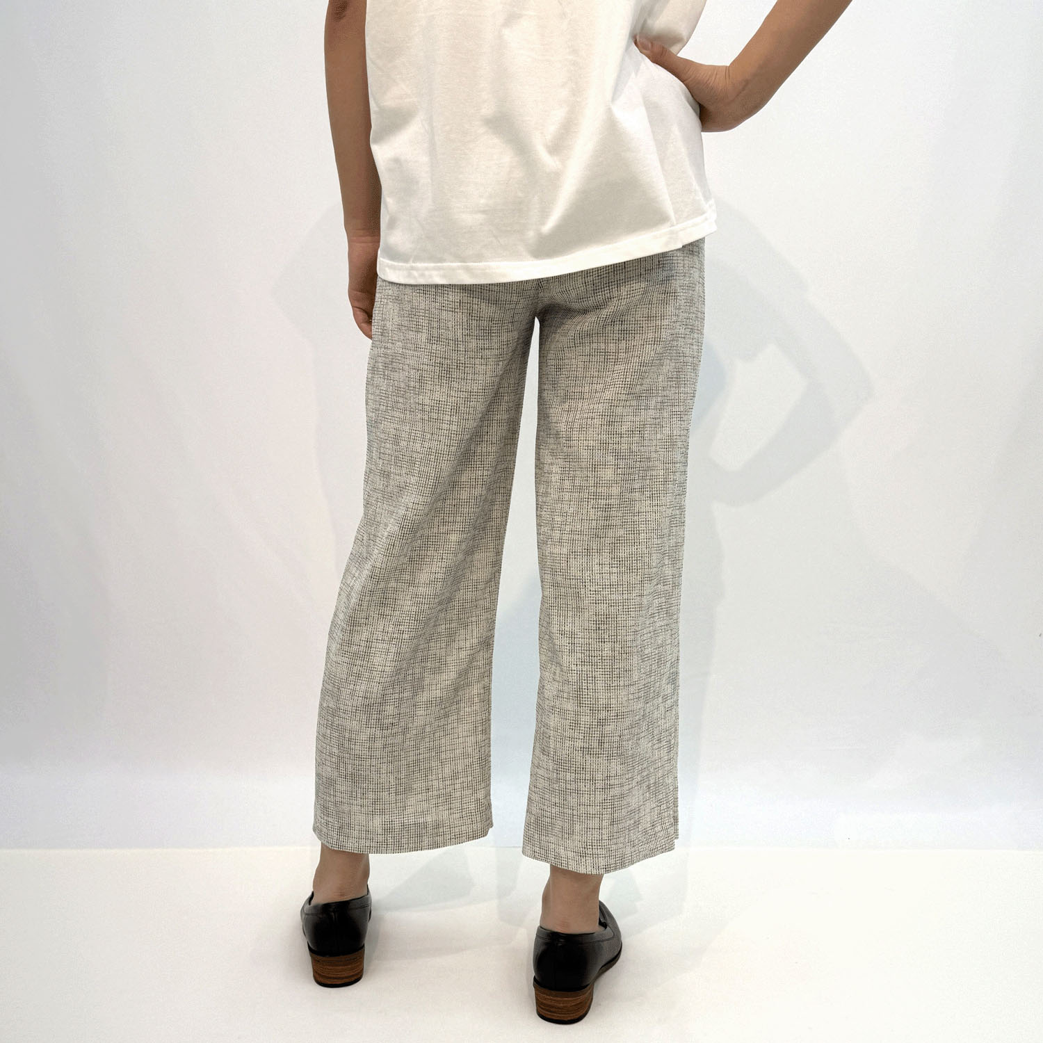 麻ライクセミワイドパンツ - 画像3