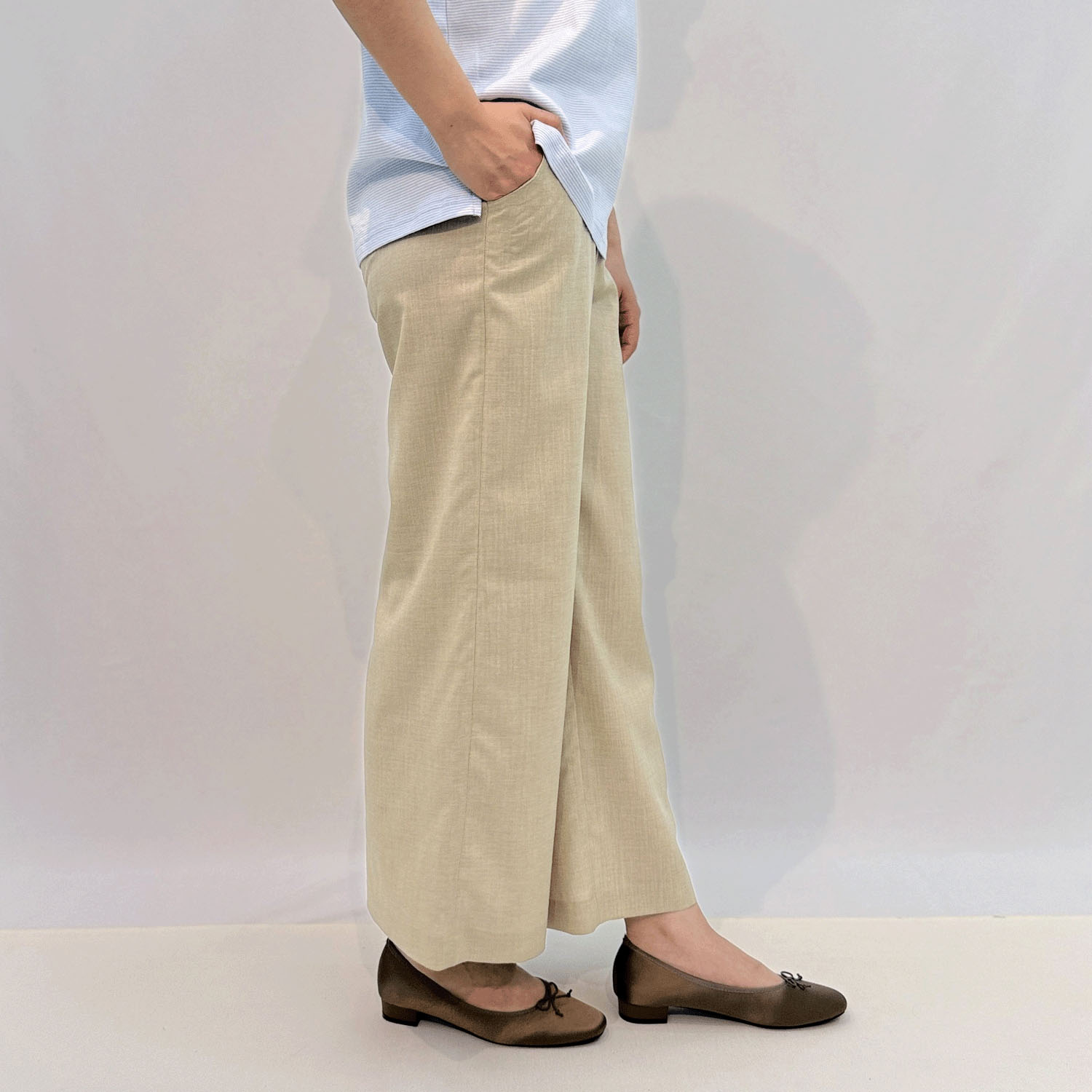 トリアセワイドパンツ - 画像2