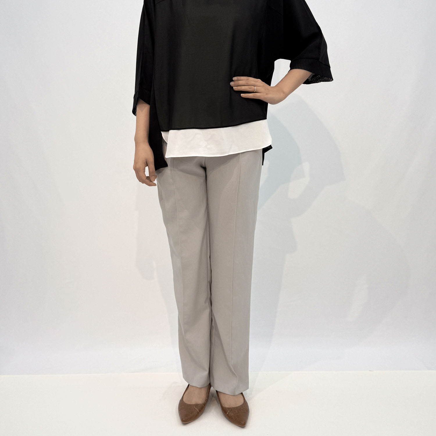 エースワイピンタックストレートパンツ - 画像5