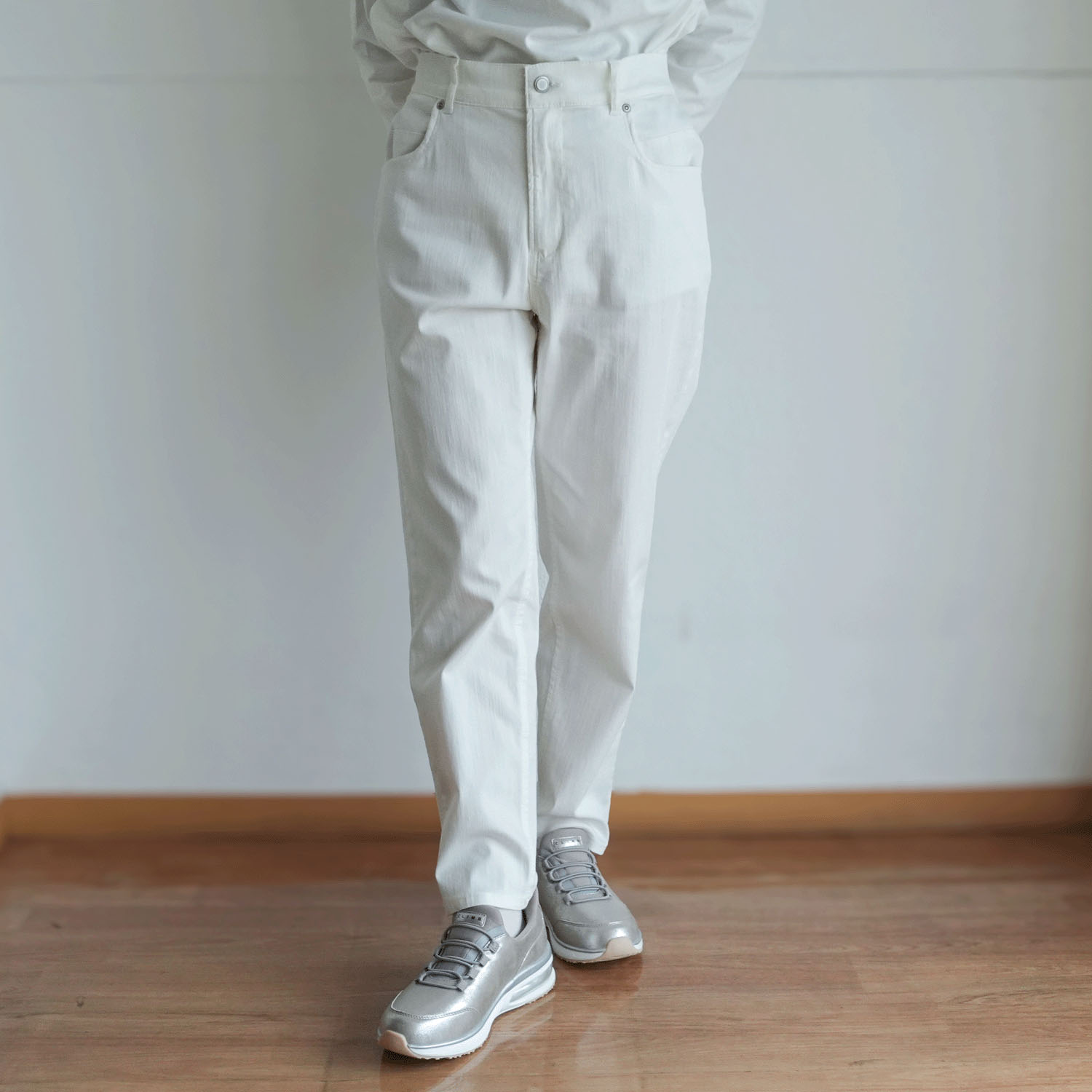 【Insta Live】aiai C／Nクールストレッチ 木陰デニムアンクルテーパード - 画像12