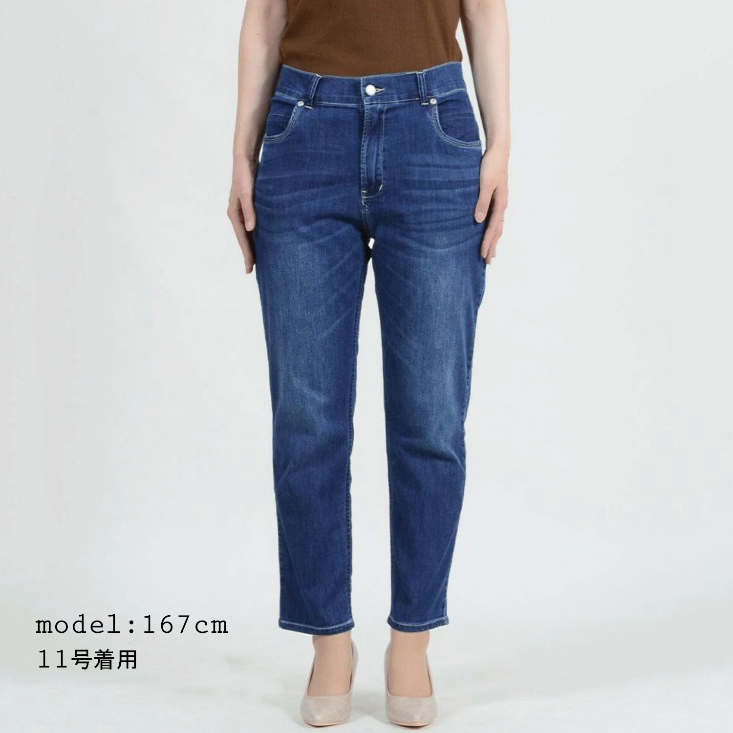 【Insta Live】aiai C／Nクールストレッチ 木陰デニムアンクルテーパード - 画像16