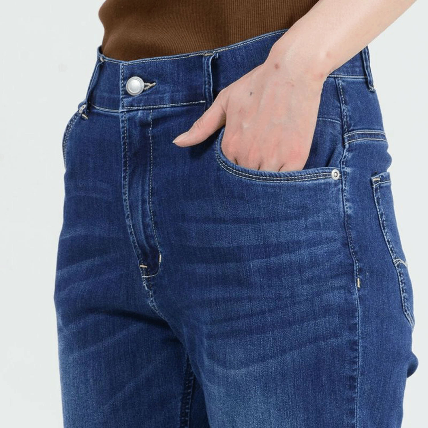 【Insta Live】aiai C／Nクールストレッチ 木陰デニムアンクルテーパード - 画像19