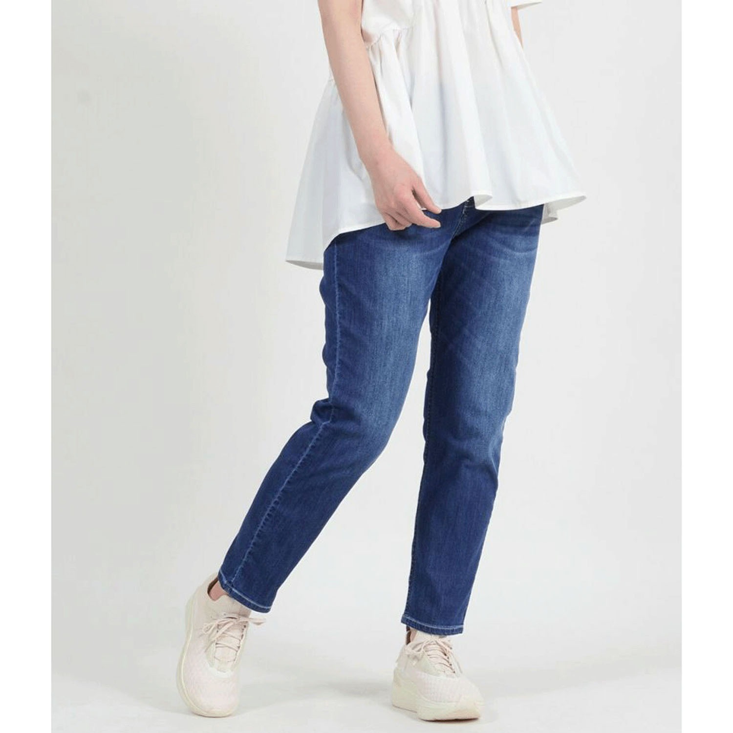 【Insta Live】aiai C／Nクールストレッチ 木陰デニムアンクルテーパード - 画像25