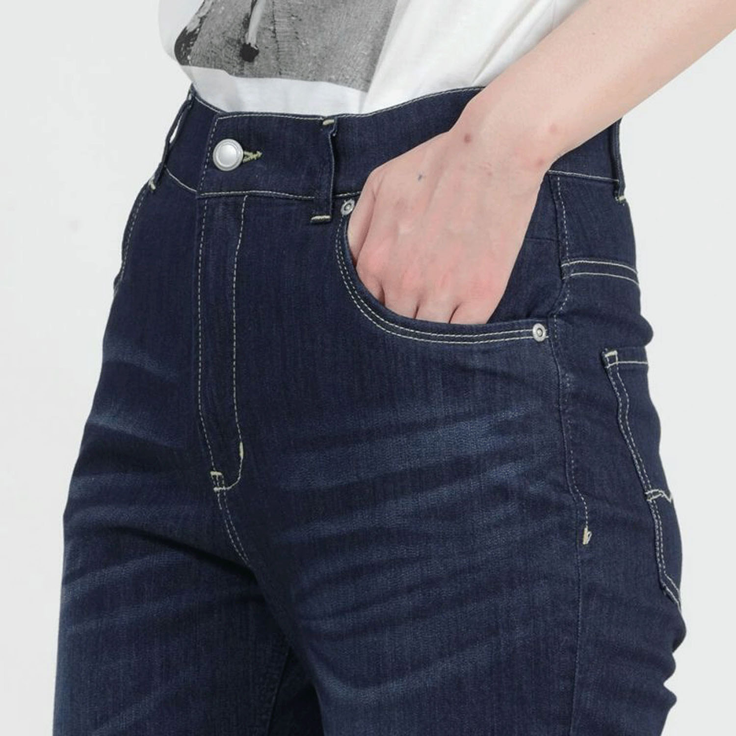 【Insta Live】aiai C／Nクールストレッチ 木陰デニムアンクルテーパード - 画像30