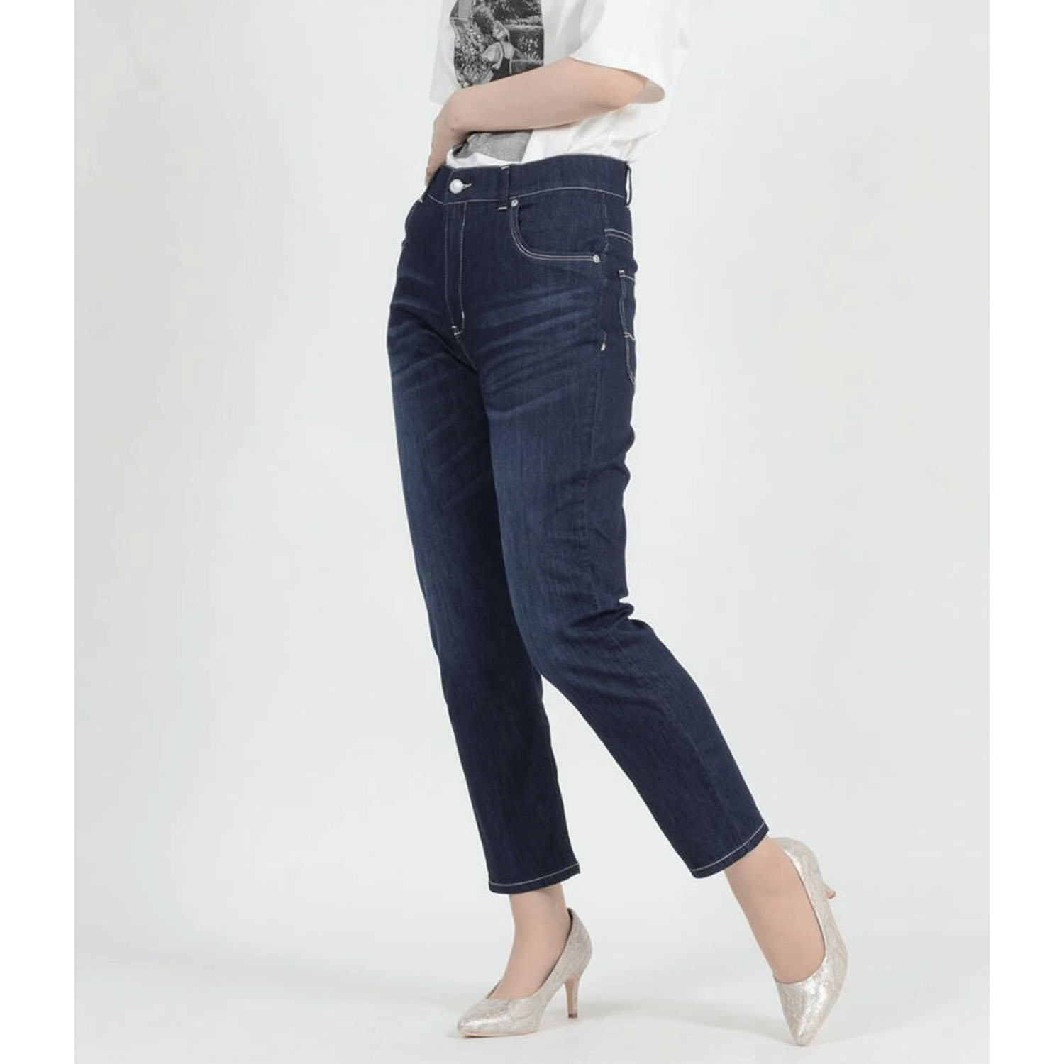 【Insta Live】aiai C／Nクールストレッチ 木陰デニムアンクルテーパード - 画像33