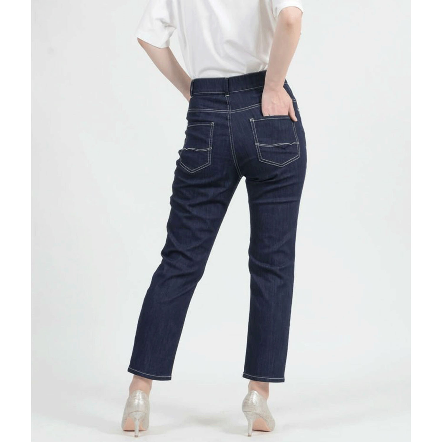 【Insta Live】aiai C／Nクールストレッチ 木陰デニムアンクルテーパード - 画像34