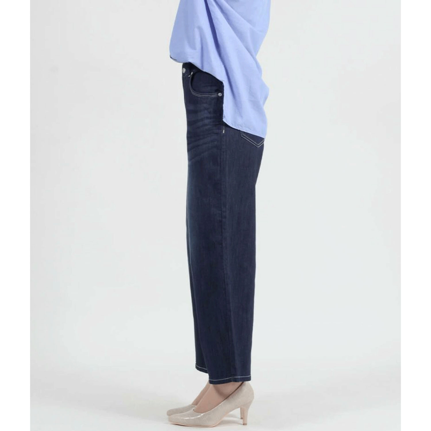 【InstaLive】aiai C／Nクールストレッチ 木陰デニムセミワイドパンツ - 画像27