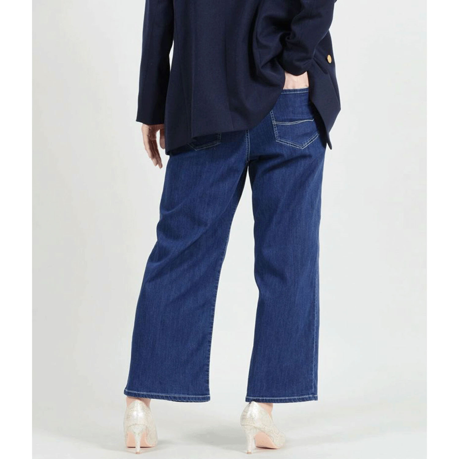 【InstaLive】aiai C／Nクールストレッチ 木陰デニムセミワイドパンツ - 画像10