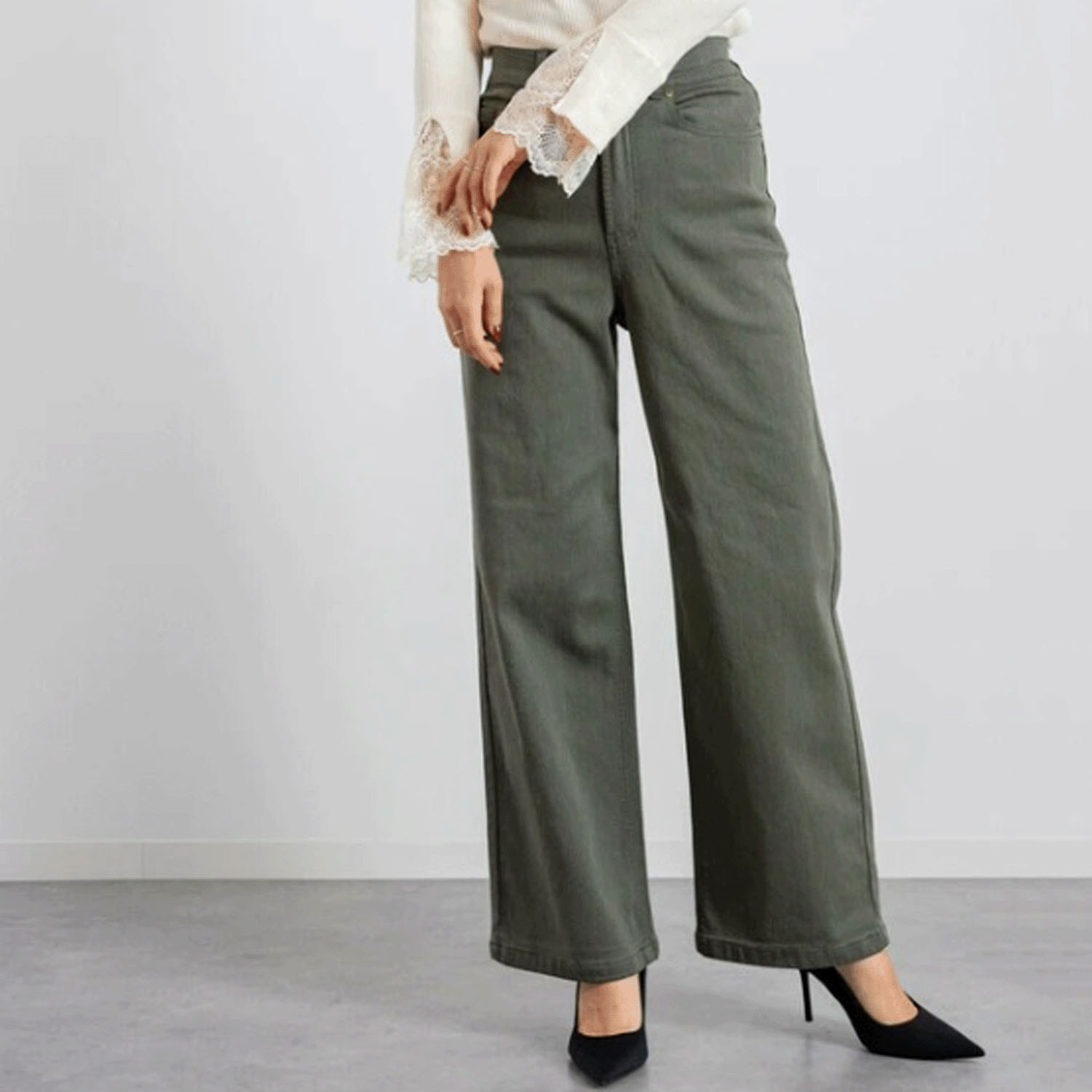 サスティナブルデニムバギーパンツ - 画像7