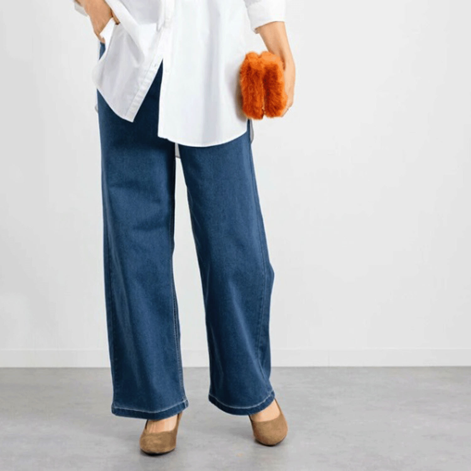 サスティナブルデニムバギーパンツ - 画像10