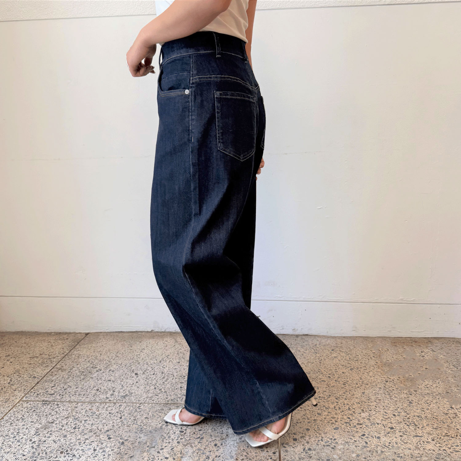 【Insta Live】aiai 木漏れ日デニム ワイドパンツ - 画像9