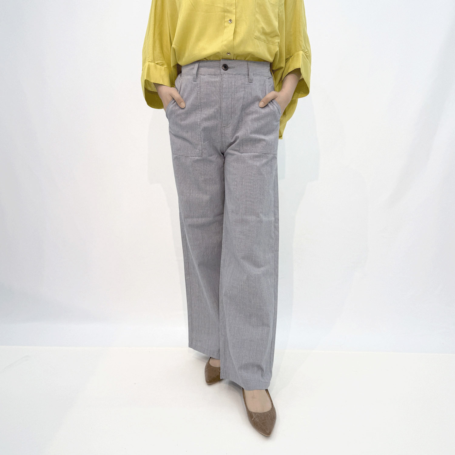 CAMEL ROAD シャンブレーベーカーパンツ - 画像4