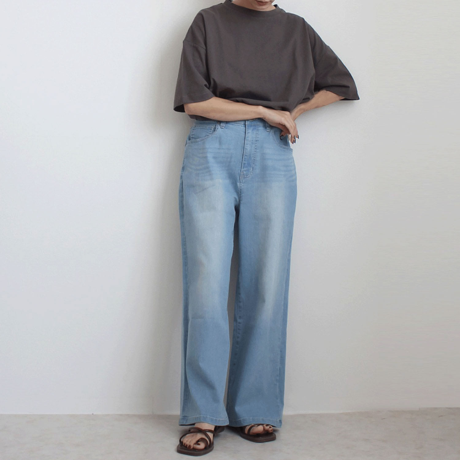 【Insta Live】W HEART Coolishワイドパンツ - 画像2