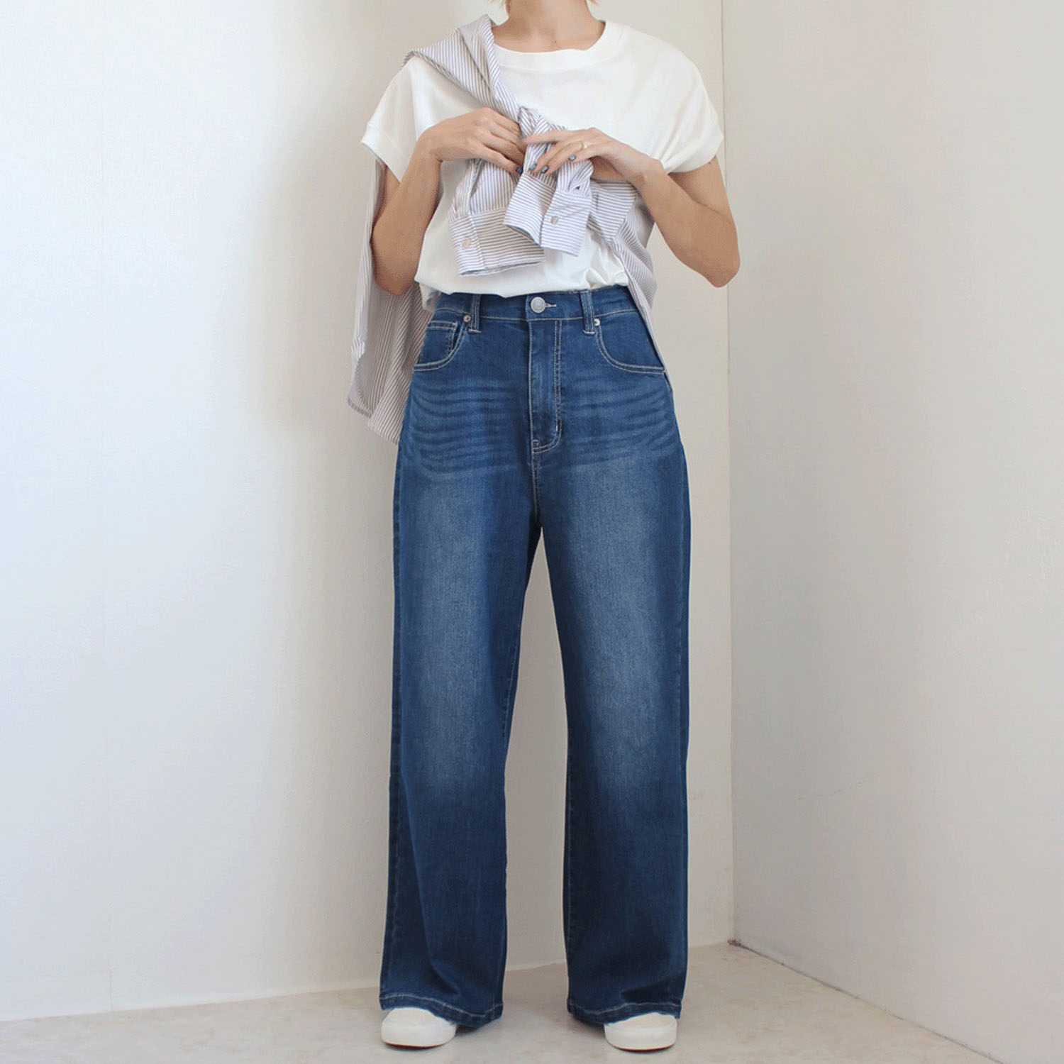 【Insta Live】W HEART Coolishワイドパンツ - 画像13