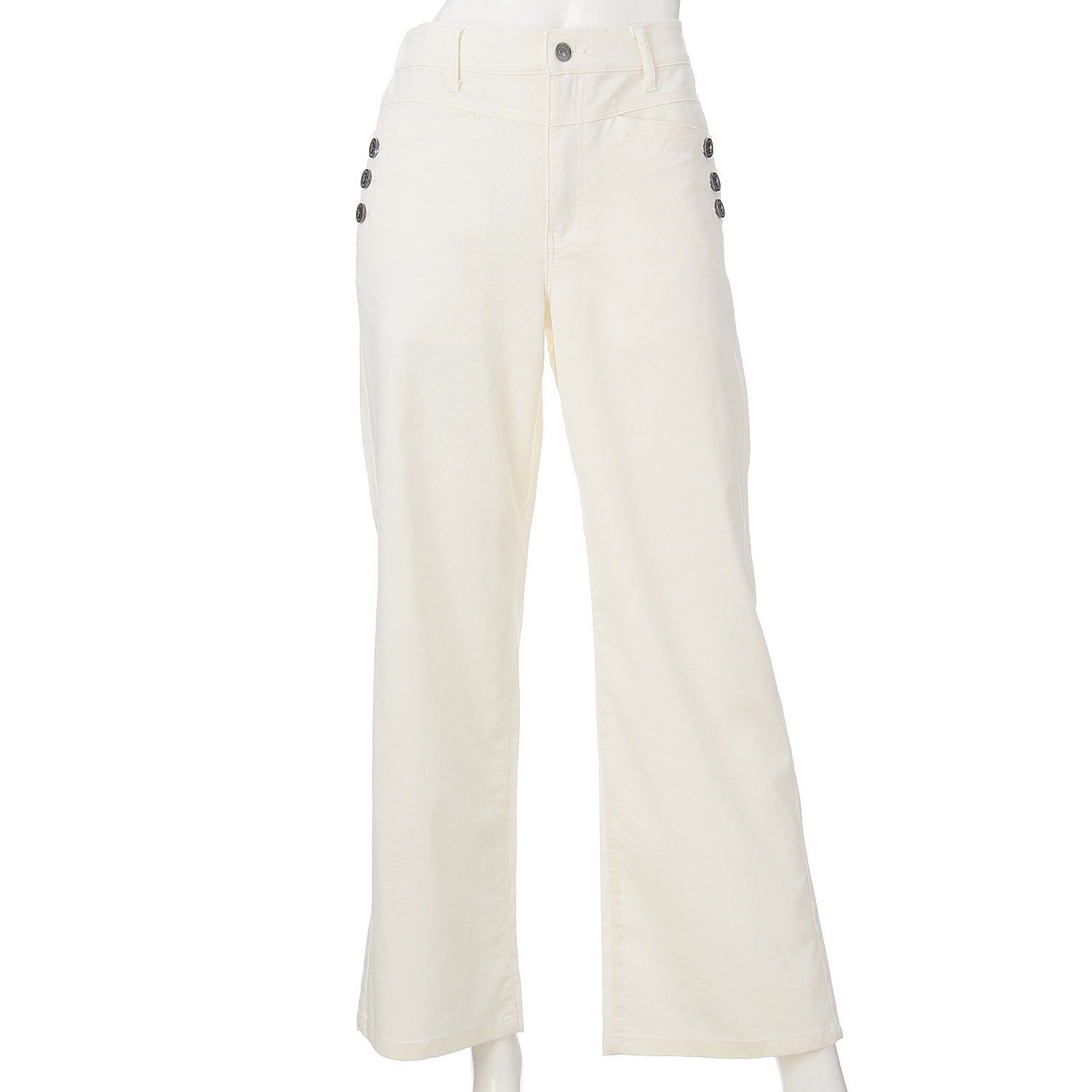 メッシュデニム釦使いワイド - 画像8