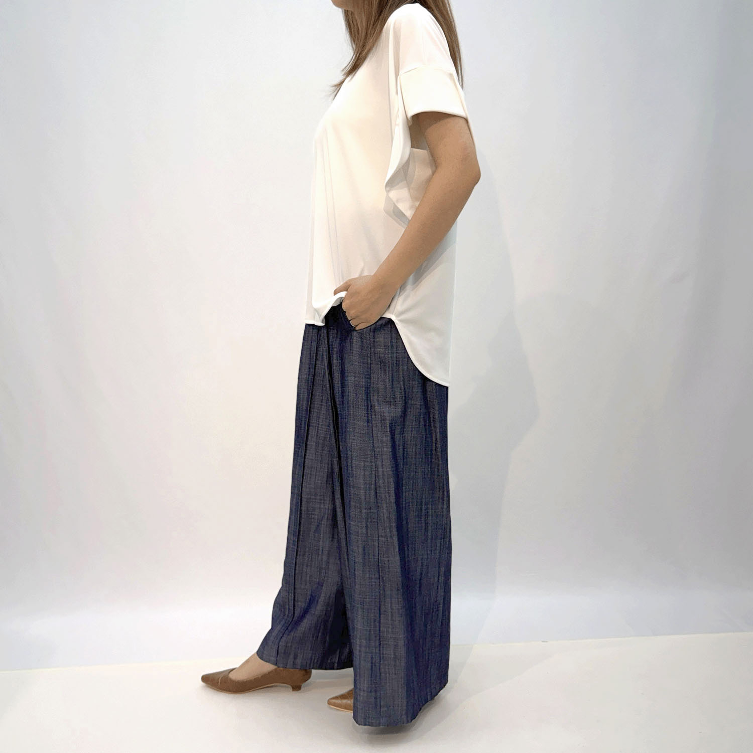 テンセルタックワイドパンツ - 画像5