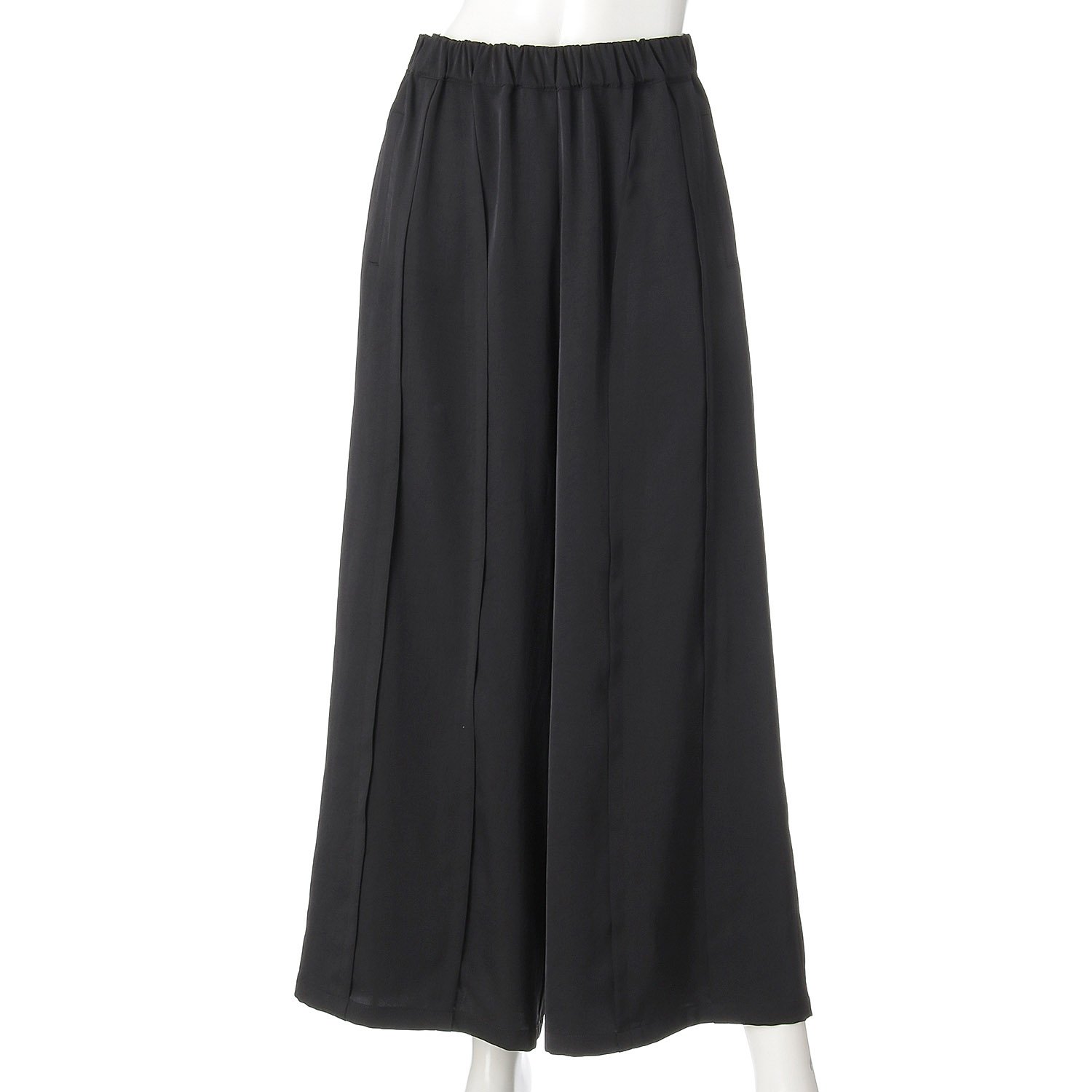 無地タックワイドパンツ - 画像5