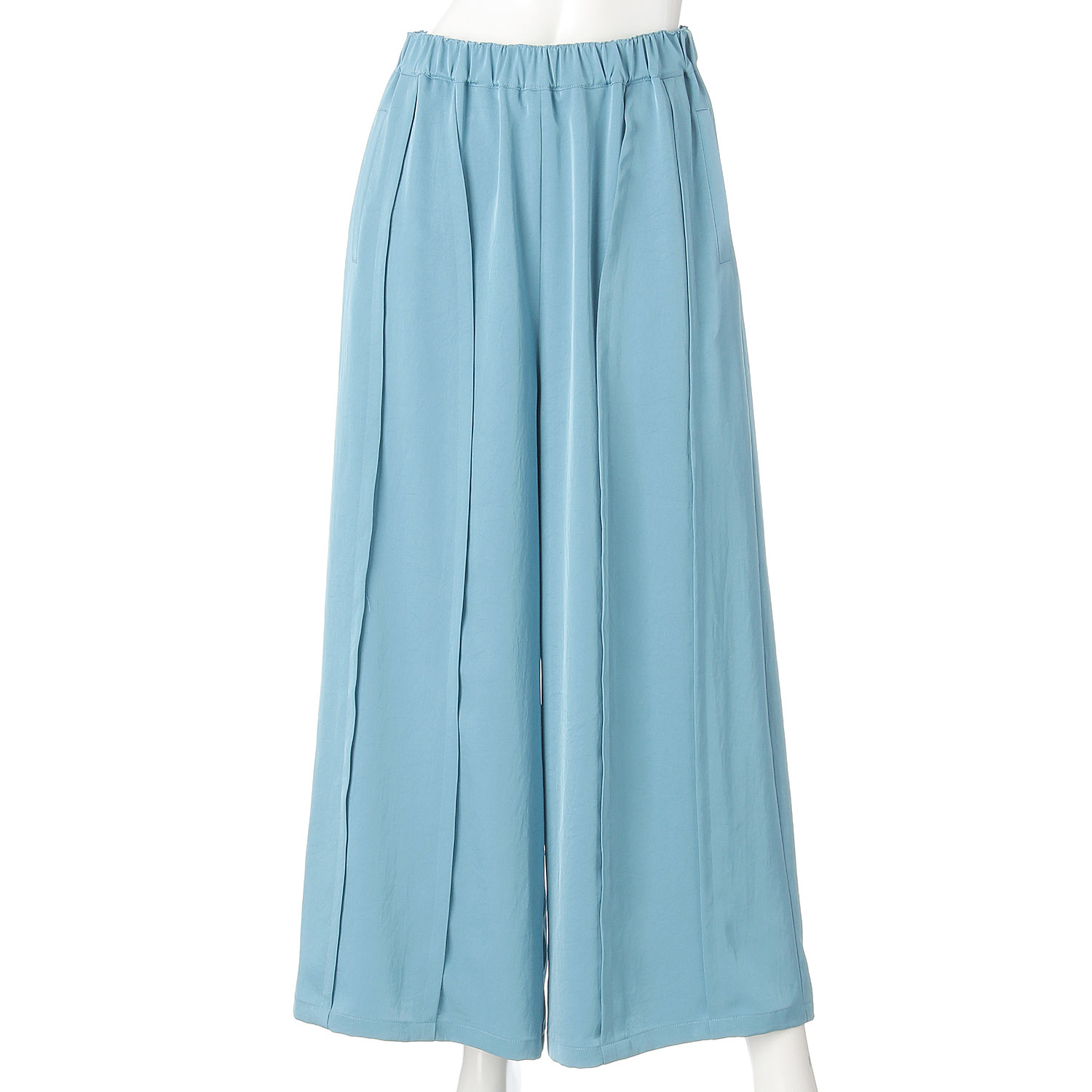 無地タックワイドパンツ - 画像9