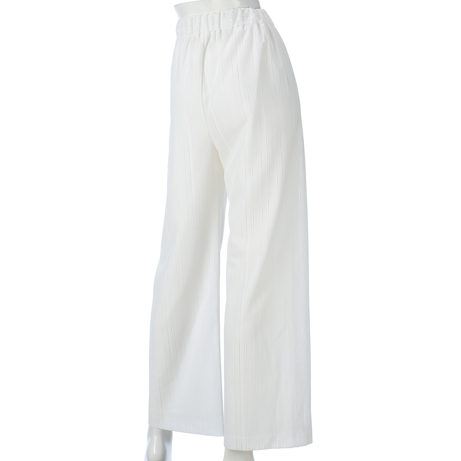 レースセミワイドパンツ - 画像6