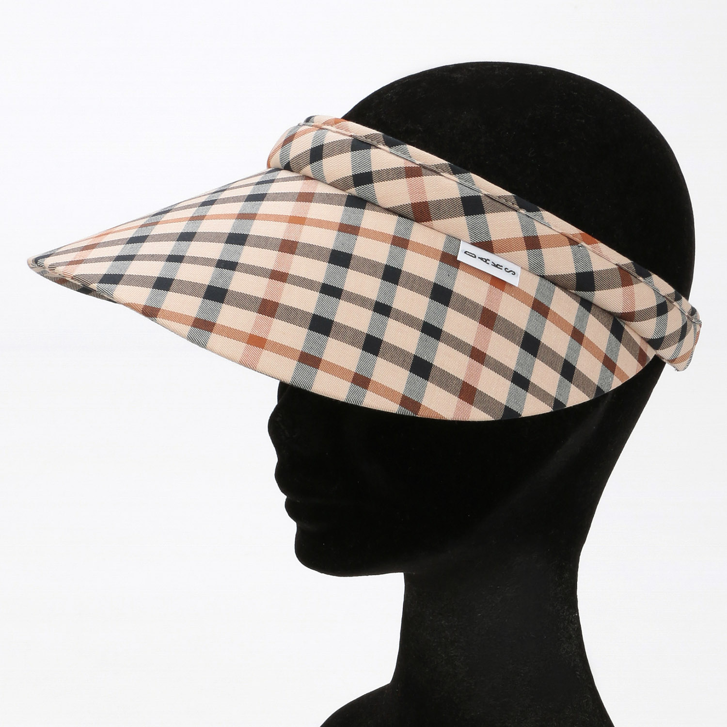 DAKS チェッククリップ バイザー - 画像2