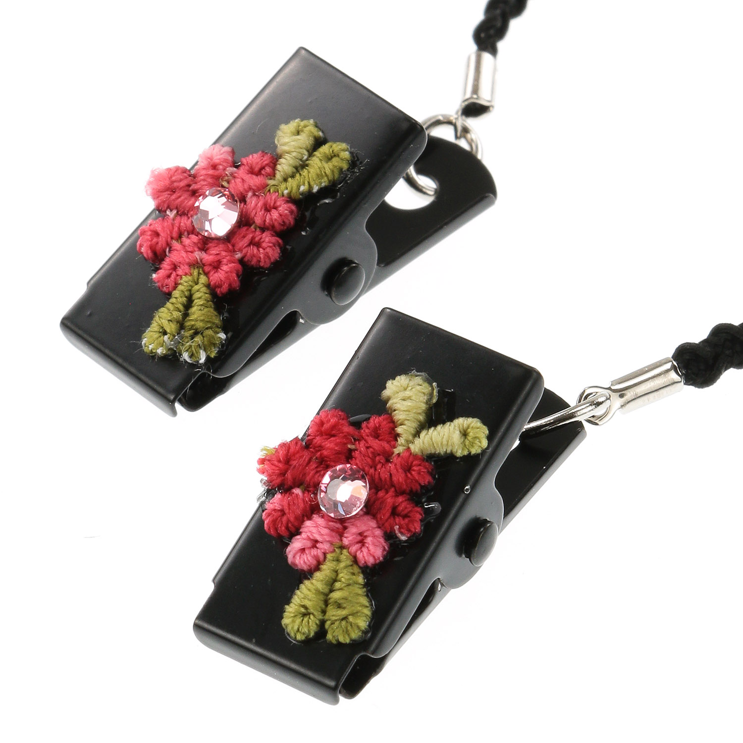 日本製 帽子クリップ 花 - 画像3