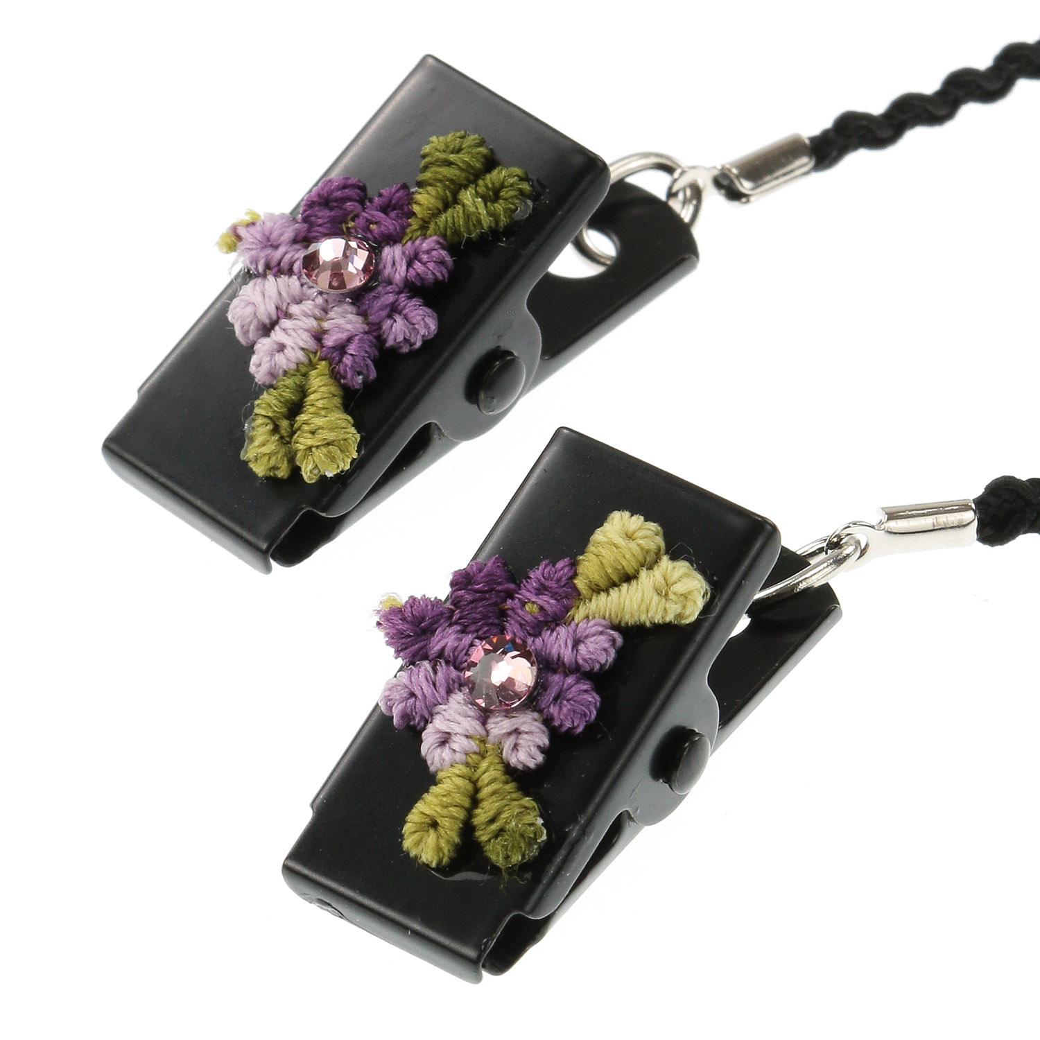 日本製 帽子クリップ 花 - 画像4