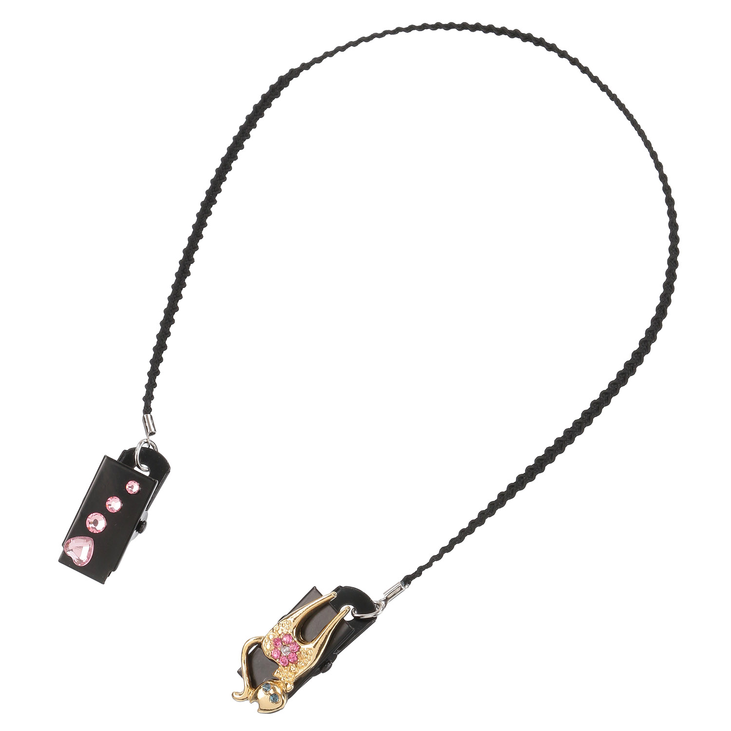 日本製帽子クリップ ハートキャット - 画像3