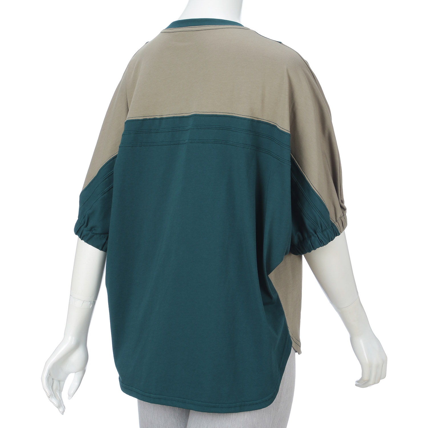 バイカラーアクセントカットソープルオーバー - 画像4