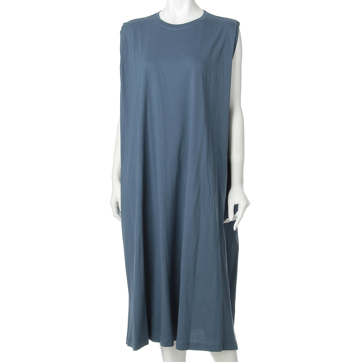 USAスーピマコットンノースリワンピース - 画像16