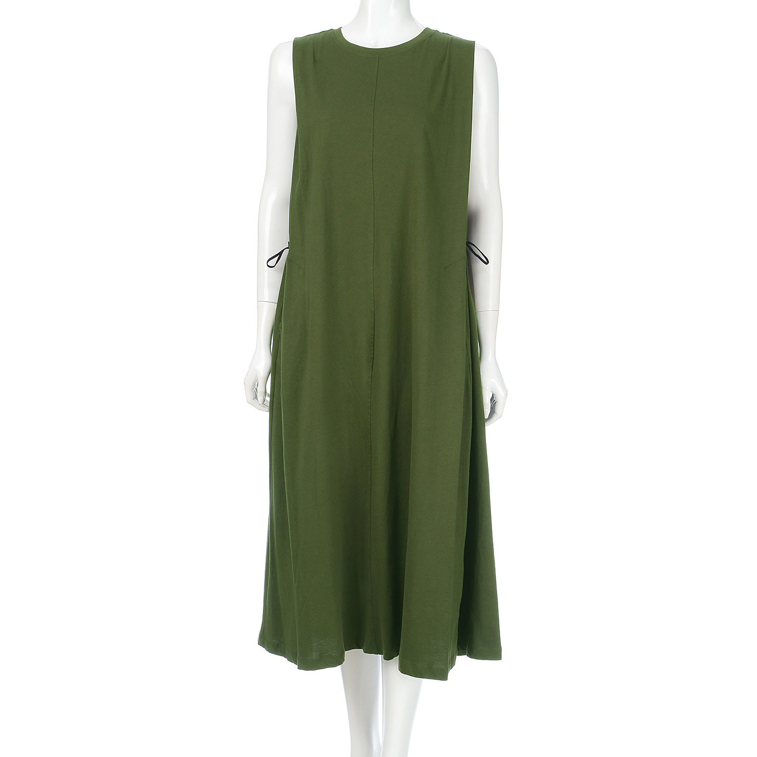 【Insta Live】USAスーピマコットンデザインノースリワンピース - 画像7