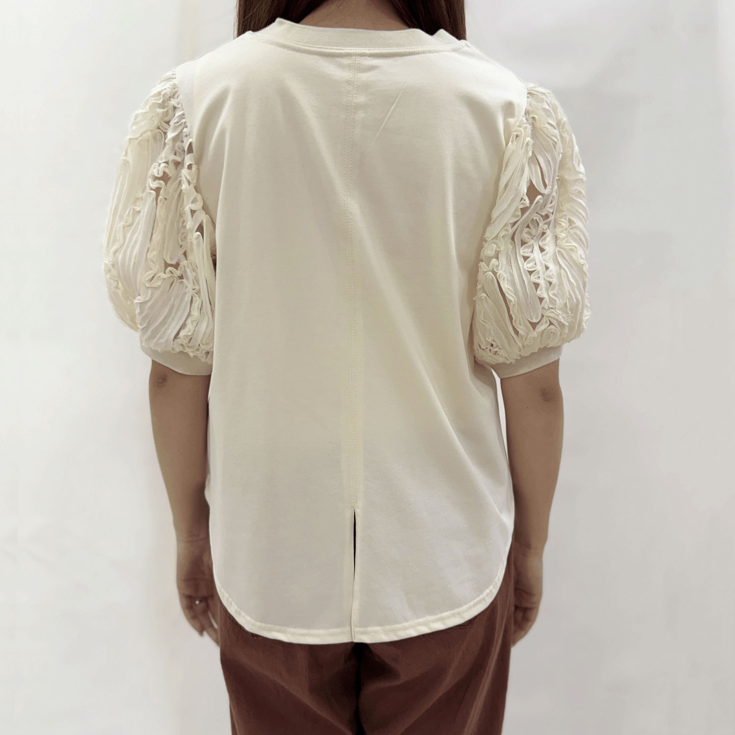 コードレースアクセントカットソープルオーバー - 画像3